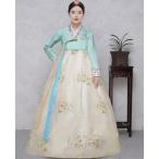 二点送料無料　韓国民族衣装チマチョゴリ　舞台ステージダンス衣装　刺繍入り宮廷豪華チマチョゴリ　朝鮮族伝統ウエディングドレス衣装　韓流学園際文化際