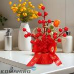 中国の新年の装飾造花祝福バケツ工芸品幸運の木新築祝いギフト人工鉢植えオフィス用