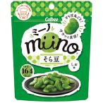 miino(ミーノ) カルビー ｍｉｉｎｏそら豆しお味 おつまみ おやつ お菓子そら豆 ロカボ 28グラム (x 12)