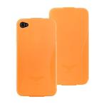 ショッピングiPhone4 Maclove iPhone4用PCハードケース Challenger case Delice オレンジ