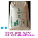 【福島県オリジナル品種】ご購入後一ヶ月程度で消費ください。　新米 令和７年産 会津 天のつぶ 玄米 30kg  (精米 小分け 不可) 東北~関西 送料込み 送料無料 調製玄米 米 お米