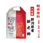 6年産 新之助 新潟県産 玄米5Kg 白米・7分づき・5分づき・3分づき・玄米・精米無料