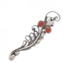 ジョージ ジェンセン カーネリアン ブローチ