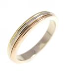 カルティエ スリーゴールドウェディング リング