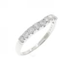 K14WG ダイヤモンド リング 0.30CT