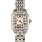カルティエ パンテールSM W25033P5 SS ホワイト クオーツ レディース 40802176681【中古】【アラモード】 Cartier - カルティエ パンテールSM W25033P5 SS ホワイト クオーツ