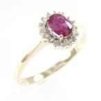 ショッピングルビー 585YG/585WG ルビー リング