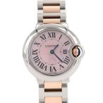 カルティエ バロンブルーSM PGコンビ W6920034/W2BB0009 SSxPG クォーツ