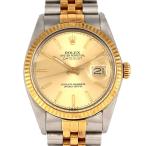 【ノーメンテナンス還元価格】ロレックス デイトジャスト 16013 SSxYG 自動巻 9番台