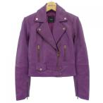 ピンコ PINKO レザーライダースジャケット