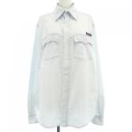 ミュウミュウ MIU MIU ジャンブレーシャツ MIU MIUロゴ GWC115 S000 14UT シャツ