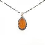 ジョージ ジェンセン 琥珀 ネックレス