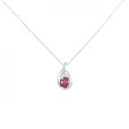 ショッピングルビー PT900/PT850 ルビー ネックレス