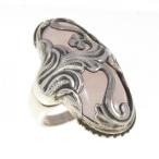 ジョージ ジェンセン ローズクオーツ リング