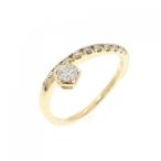 ショッピングピンキーリング フェスタリア ダイヤモンド ピンキー リング 0.087CT