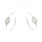 エルメス シェーヌダンクル アンシェネ スモール ピアス