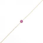 K18YG ルビー ブレスレット