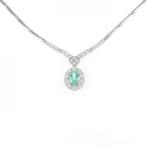 K18WG パライバトルマリン ネックレス 0.83CT