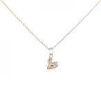 ショッピングハートゴールド K10PG ハート ダイヤモンド ネックレス