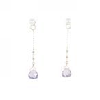 ショッピングパール ピアス 【新品】K10YG 淡水パール ピアス