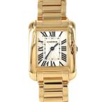 カルティエ タンクアングレーズSM YG W5310014 YG クォーツ