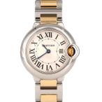 カルティエ バロンブルーSM コンビ W69007Z3/W2BB0010 SSxYG クォーツ