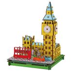 Yahoo! Yahoo!ショッピング(ヤフー ショッピング)hacomo PUSUPUSU ビッグベン 大人パズル 3D 立体工作 紙 段ボール 工作キット 組立 パズル 子供 知育玩具 おもちゃ ハコモ