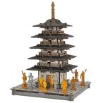 Yahoo! Yahoo!ショッピング(ヤフー ショッピング)hacomo PUSUPUSU 五重塔  大人パズル 3D 立体工作 紙 段ボール 工作キット 組立 パズル 子供 知育玩具 おもちゃ ハコモ