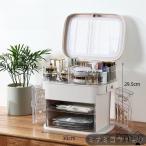 ショッピングメイクボックス メイクボックス 鏡付き 大容量 持ち運び コスメボックス 化粧品 ネイル アクセサリー 収納 引出し付き メイクバック コスメバッグ バニティケース