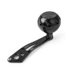 黒々 ベイトリール ドラムリール 用の ハンドル シマノ ダイワ アルミニウム合金製 ハンドル ノブボール 直径37.5MM