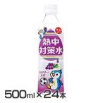 水 500ml 24本 熱中対策水 ぶどう味 500ml 紫  赤穂化成 (D) 代引き不可