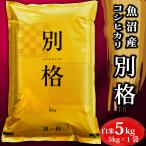 ショッピングお米 米 令和5年 お米 5kg 新潟県魚沼産コシヒカリ 「別格」 白米5kg（5kg×1） 令和５年産米 有機質肥料栽培米