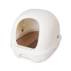 ショッピングデオトイレ ユニ・チャームペット　デオトイレ　本体セット　フード付きタイプ　ナチュラルアイボリー