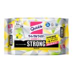 花王　クイックルワイパー　立体吸着ウェットシート　ＳＴＲＯＮＧ　リフレッシュレモン　２４枚 5個セット