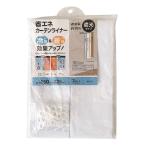 コメリ　省エネ断熱カーテン　ホワイト　１５０×２２５ｃｍ　２枚入り