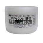 アイネット　手芸・手巻用ＰＰバンド　１５．５ｍｍ×１００ｍ　透明