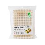まるき　ランチパック　モカチェック柄　Ｌ　２枚