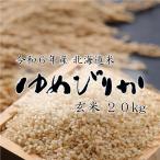 米 米20kg お米 北海道米 ゆめぴりか 玄米 20kg 5kg×4 令和6年産 送料無料