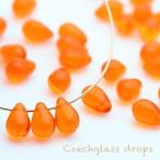  Чехия стекло бисер Drop ...9×6mm прозрачный orange 20 шт детали материалы ручной работы материалы Чехия бисер 