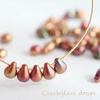  Чехия бисер Drop примерно 4×6mm Random металлик цвет примерно 30 шт ... Чехия стекло материал ручная работа детали .sizk Teardrop ширина дыра 