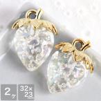  аксессуары детали довольно большой клубника очарование Aurora crystal Gold 2 шт акрил прозрачный . metal детали metal очарование рукоделие детали серьги серьги 