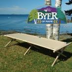 バイヤーオブメイン BYER12410053(ナチュラルウッド)ヘリテージウッドコット スリーピングコット ベンチ テント用ベッド キャンプ用コット 折りたたみ式ベッド