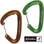 メトリウス カラビナ ME10050(グリーン)インフェルノ ワイヤーゲートカラビナ クライミングカラビナ 登山用カラビナ クライミング用カラビナ 登攀用カラビナ