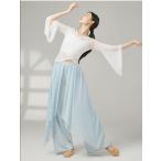  Dance брюки женский классика танцевальный костюм гаучо брюки все 4 цвет широкий брюки s машина choasimeto Lee 2 -слойный шифон не .. кромка бальные танцы современный Dance тренировка 