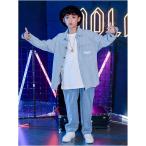  Kids танцевальный костюм hip-hop Kids танцевальный костюм выставить HIPHOP Denim ребенок Denim рубашка Denim брюки жакет длинный брюки stage костюм 