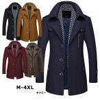 防寒ロングコートグレーレッドキャメ...