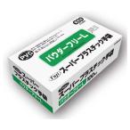 フジ スーパープラスチック手袋 粉なし L 100枚  （使い捨て プラスチックグローブ パウダーフリー）