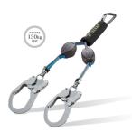 ショッピングハーネス タイタン REELOCKmini ロック装置付き 巻取式タイプ1 ランヤード ダブル HL-HW-130型 フルハーネス 胴ベルト 兼用 安全帯 新規格 サンコー TITAN リーロックミニ