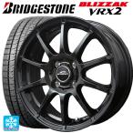 送料無料 スタッドレスタイヤホイール 4本セット 2024年製 155/65R14 75Q ブリヂストン ブリザック VRX2 正規品 # エムアイデ