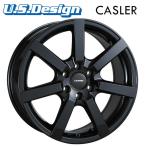 ショッピングキャス 阿部商会 ユーエスデザイン キャスラー # グロスブラック 18×8 +45 5/114.3 新品ホイール1本　